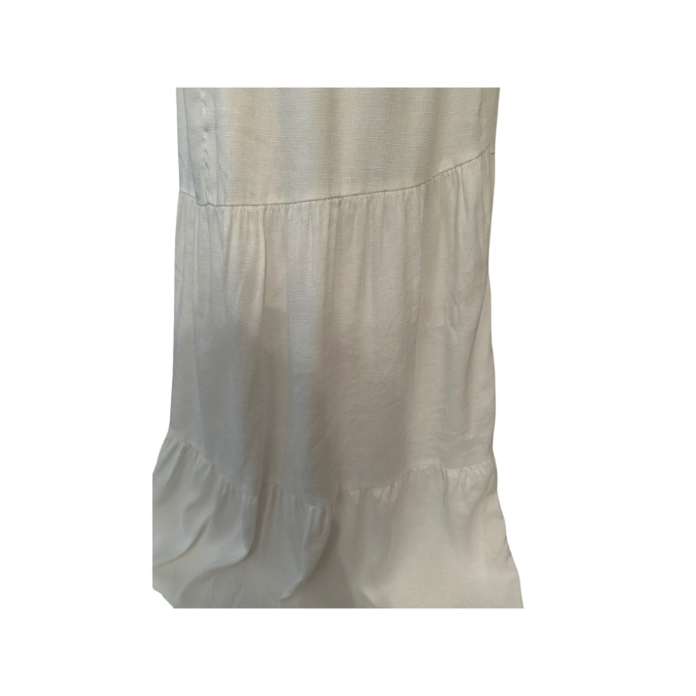 Tie Front Ruffle Ruffle Hem Tube Dress - Picture 10 of 16